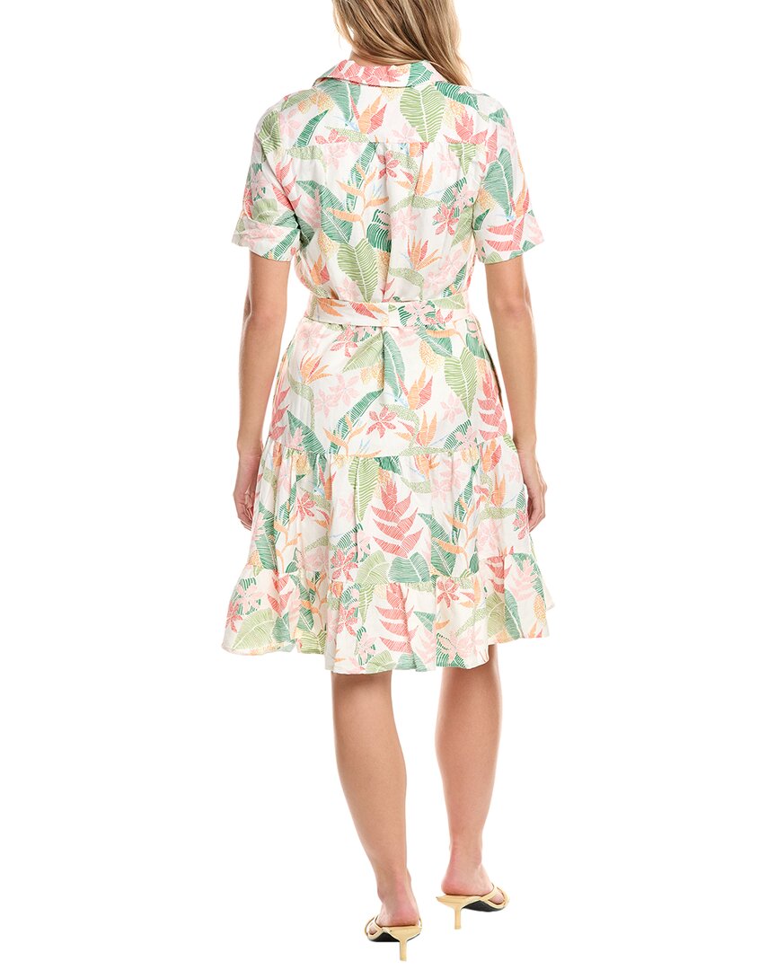 Tori Richard Takes 2 To Mango Devon Linen-Blend Shirtdress – Bluefly