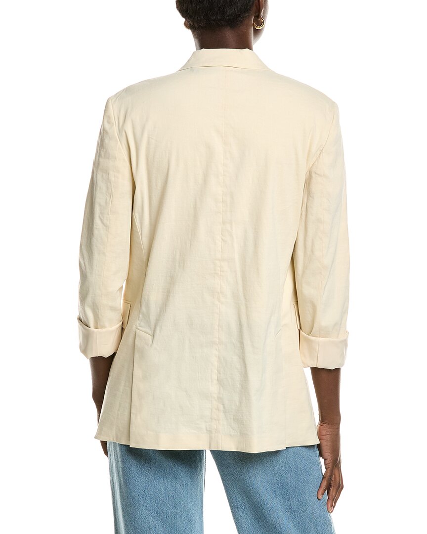 Theory Rolled Sleeve Bf Linen-Blend Jacket