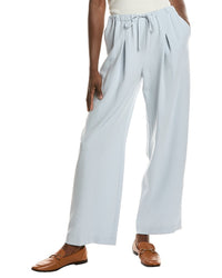 Theory Casual Relaxed Pleat Pant Blue