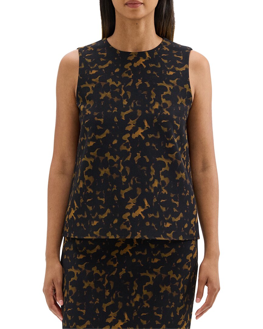 Theory Straight Shell Brown Multi