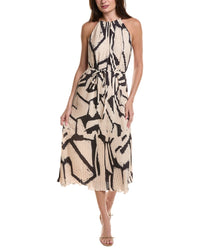Bella Dahl Bella Dahl Pleated Halter Maxi Dress