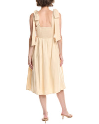 Endless Rose Linen-Blend Midi Dress