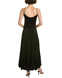 Michael Kors Collection Jamison Crushed Charmeuse Midi Dress
