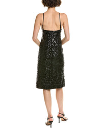 Michael Kors Collection Sequin Silk Slip Dress