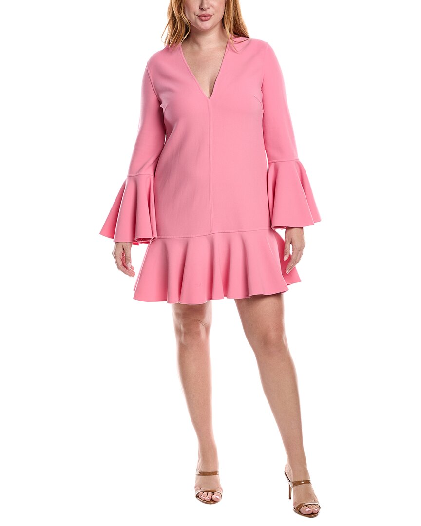 Michael Kors Collection Barath Bell-Sleeve Wool-Blend Dress