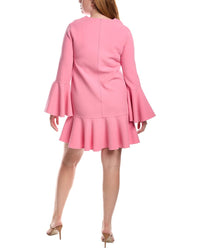 Michael Kors Collection Barath Bell-Sleeve Wool-Blend Dress