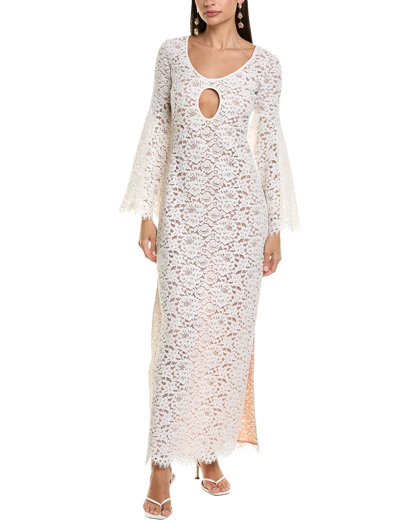 Michael Kors Collection Lace Flare Silk-Lined Gown