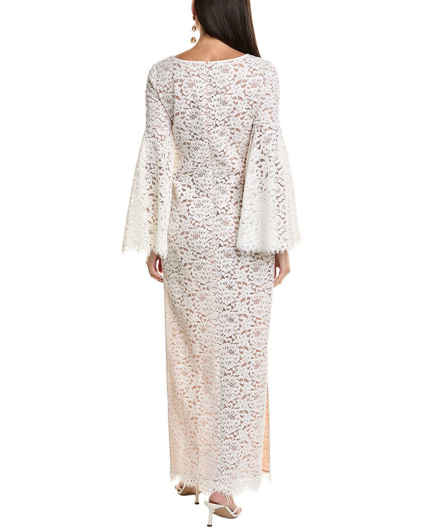 Michael Kors Collection Lace Flare Silk-Lined Gown