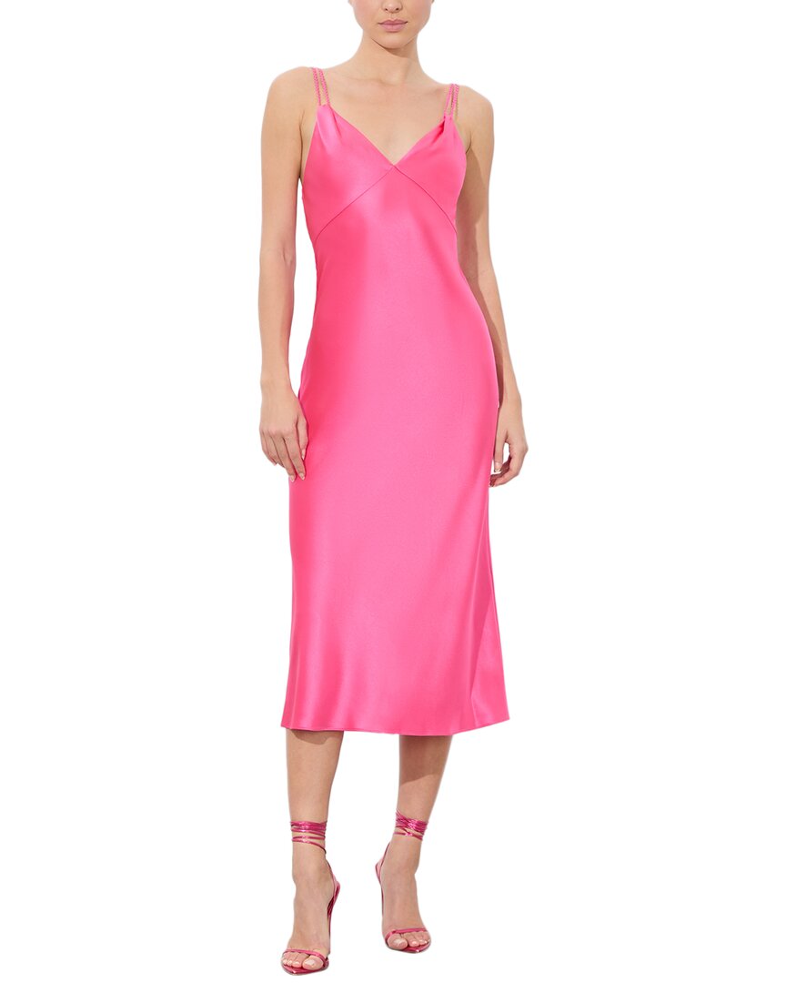 Alice + Olivia Kiro Slip Dress Pink