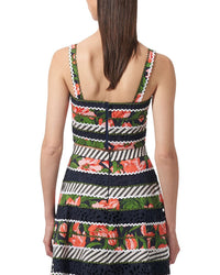 Carolina Herrera Thick Strap Crop Top