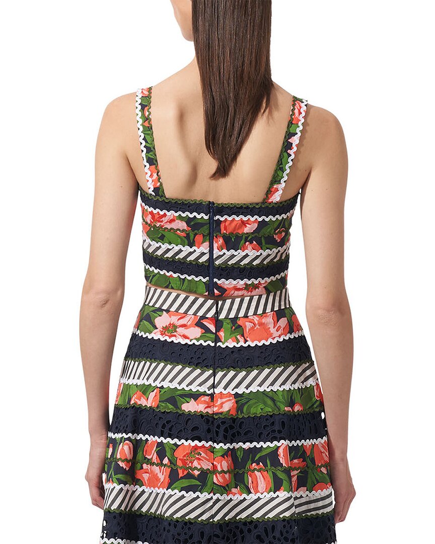 Carolina Herrera Thick Strap Crop Top