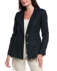 Sam Edelman Sam Edelman Enola Linen-Blend Blazer