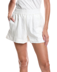 French Connection Birdie Linen Short White