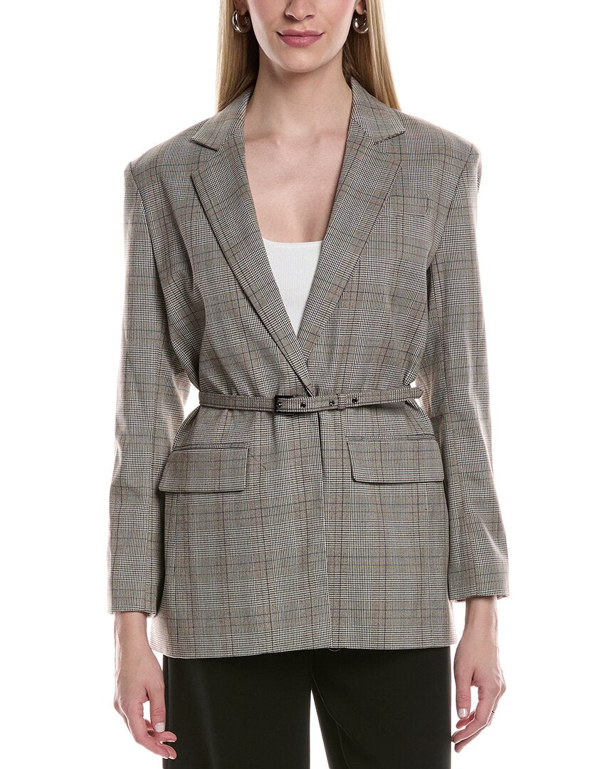 Kenneth Cole Belted Jacket