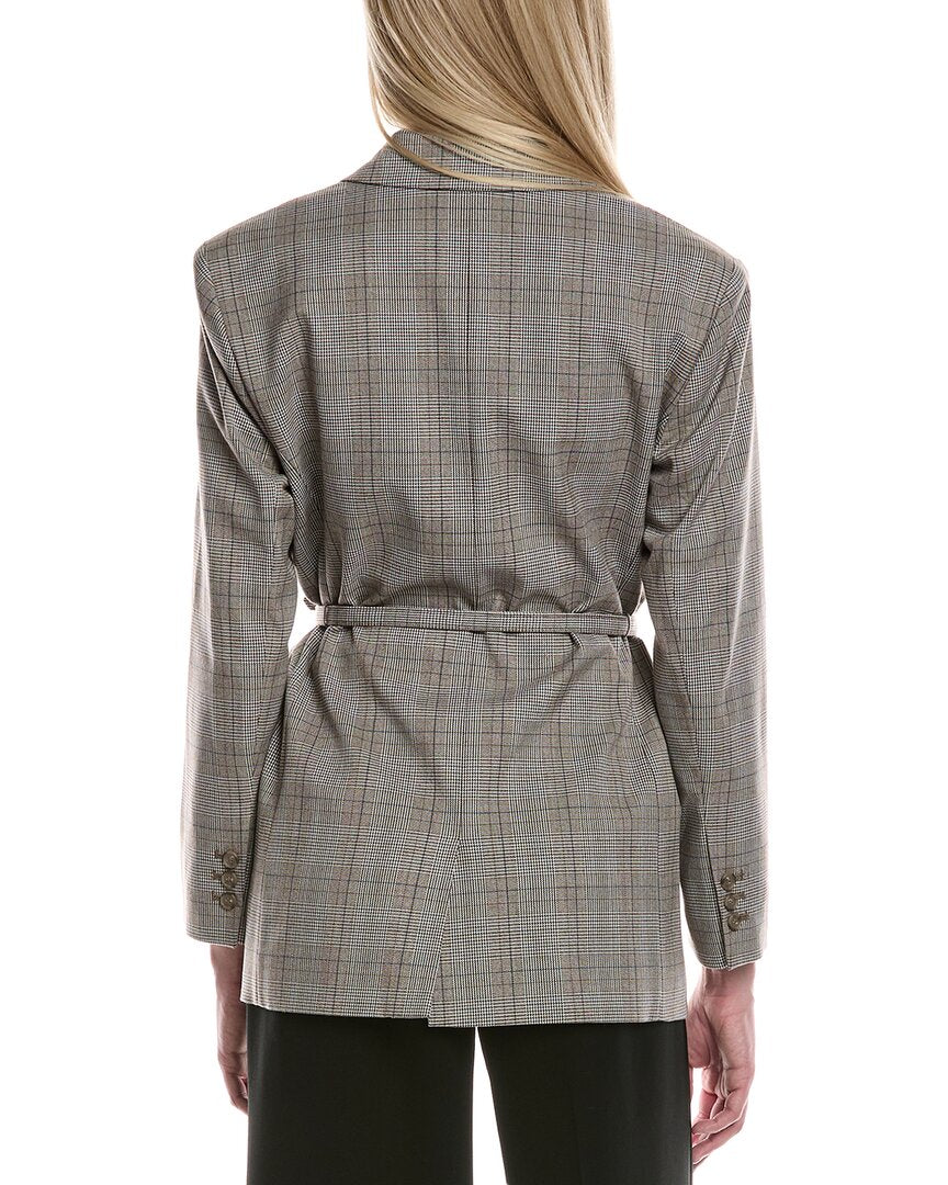 Kenneth Cole Belted Jacket