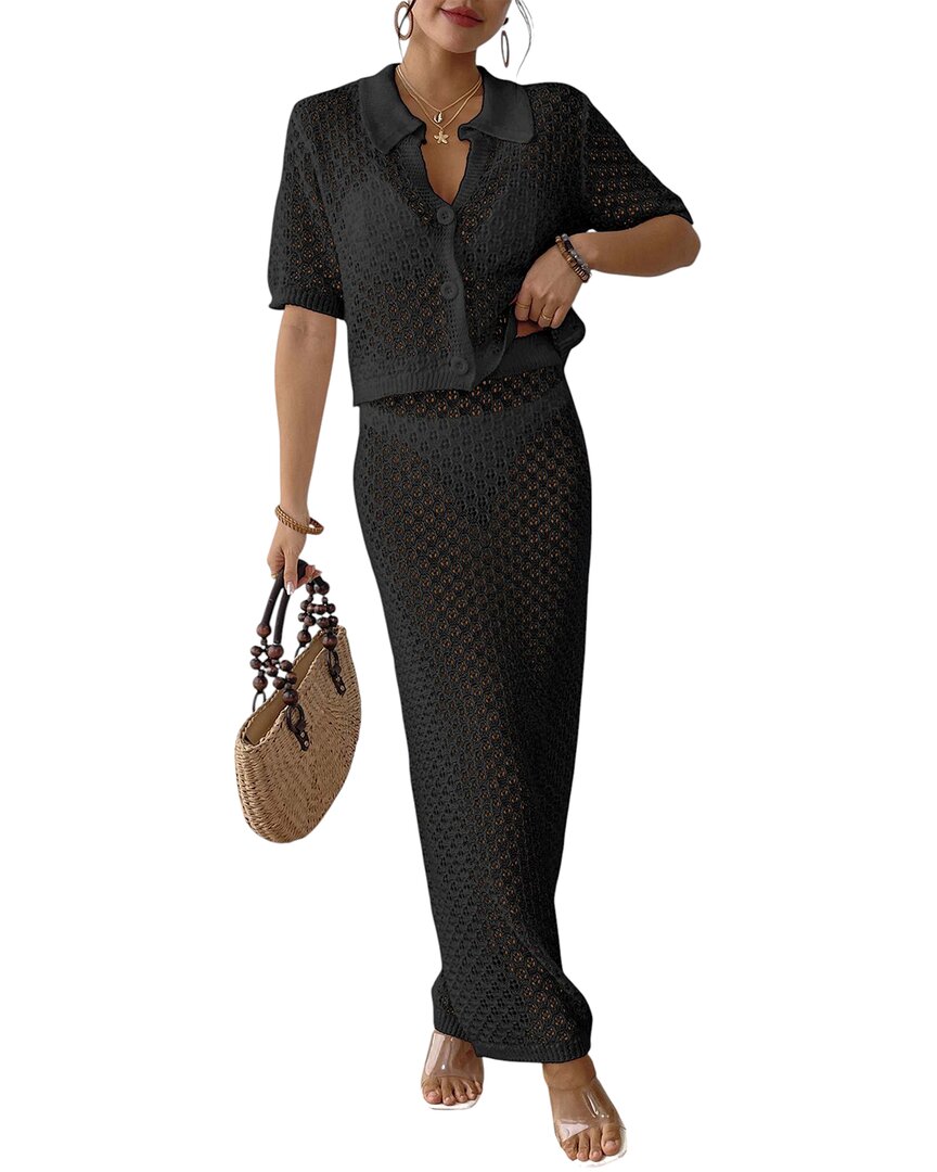 Nino Balcutti Nino Balcutti 2Pc Top & Skirt Set