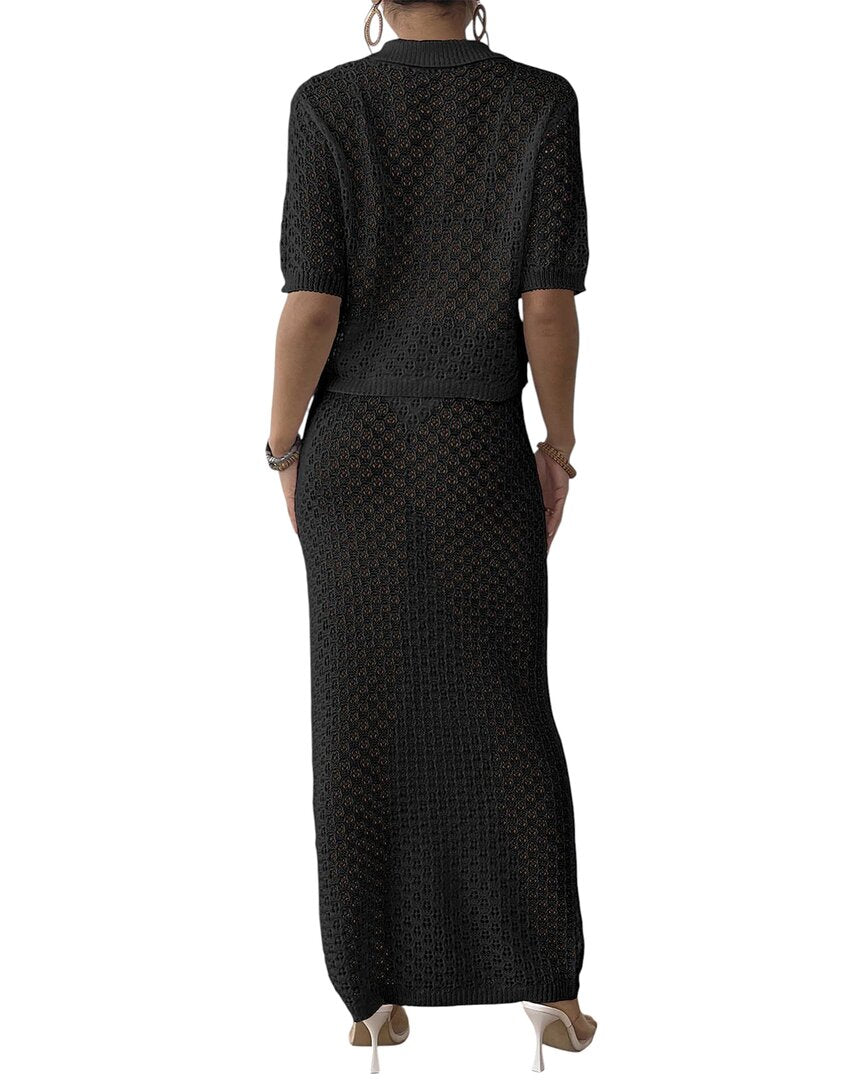 Nino Balcutti Nino Balcutti 2Pc Top & Skirt Set