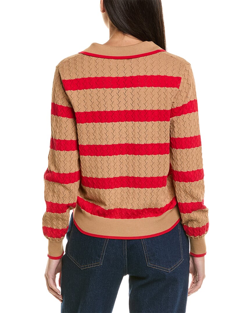 ANNA KAY Anna Kay Gaelle Cashmere-Blend Polo Shirt