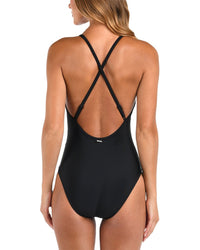 L’Agence Belle Shine High-Neck One-Piece