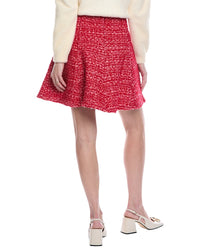 Stellah Wool-Blend Tweed A-Line Skirt