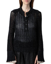 Zadig & Voltaire Cashmere & Wool-Blend Sweater Black