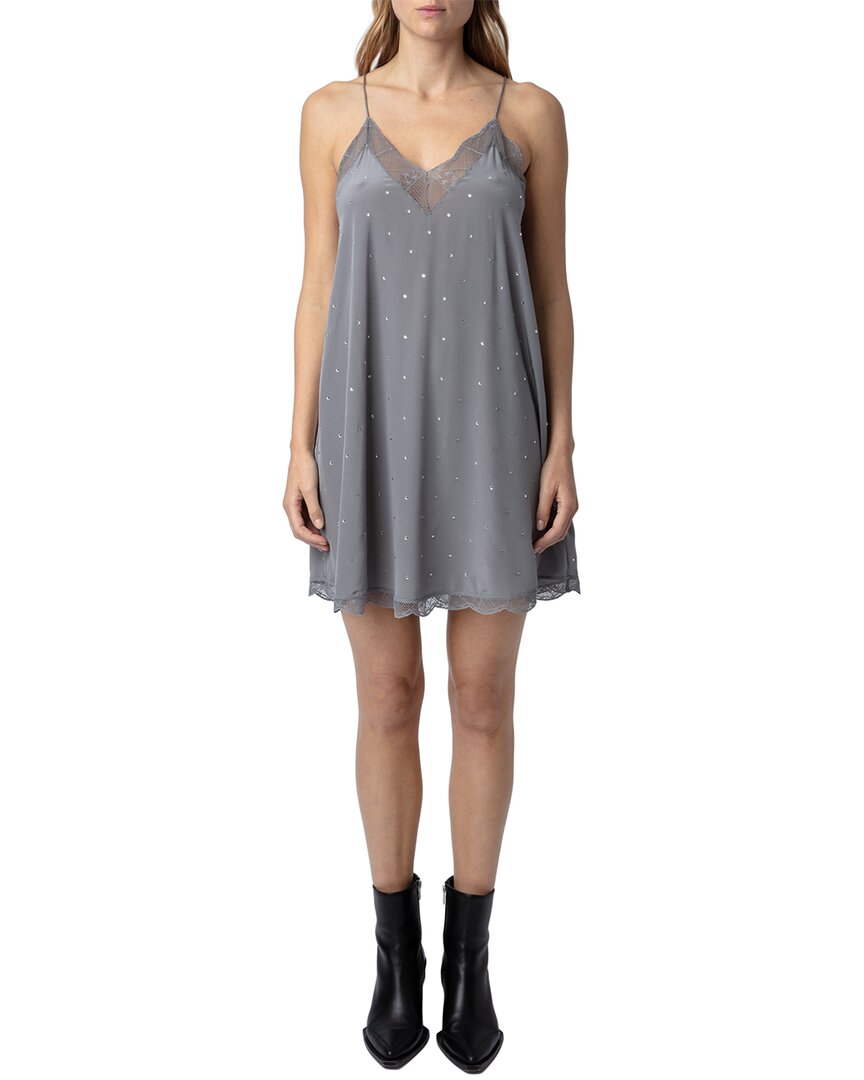Zadig & Voltaire Silk Dress Grey