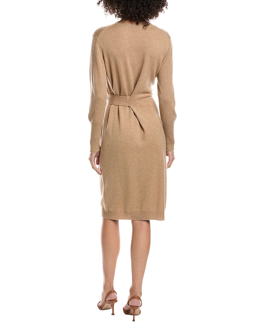 Forte Cashmere Wool & Cashmere-Blend Crew Neck Dress