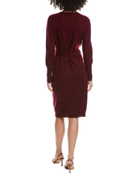 Forte Cashmere Forte Cashmere Wool & Cashmere-Blend Crew Neck Dress