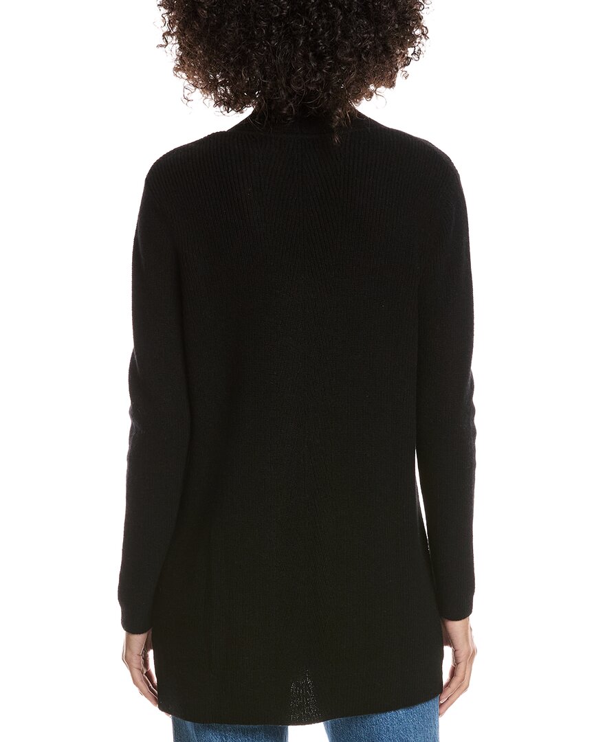 Forte Cashmere Wool & Cashmere-Blend Drape Cardigan