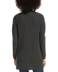 Forte Cashmere Wool & Cashmere-Blend Drape Cardigan