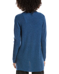 Forte Cashmere Wool & Cashmere-Blend Drape Cardigan