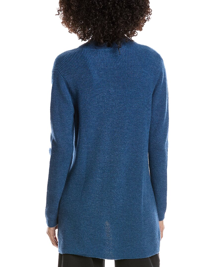 Forte Cashmere Wool & Cashmere-Blend Drape Cardigan