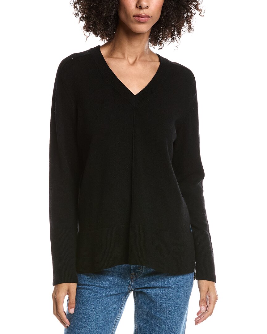 Forte Cashmere Easy Wool & Cashmere-Blend Sweater