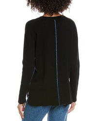 Forte Cashmere Easy Wool & Cashmere-Blend Sweater