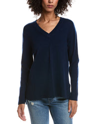 Forte Cashmere Easy Wool & Cashmere-Blend Sweater