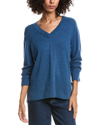 Forte Cashmere Easy Wool & Cashmere-Blend Sweater