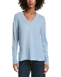 Forte Cashmere Easy Wool & Cashmere-Blend Sweater