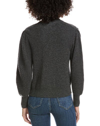 Forte Cashmere Button Wool & Cashmere-Blend Cardigan
