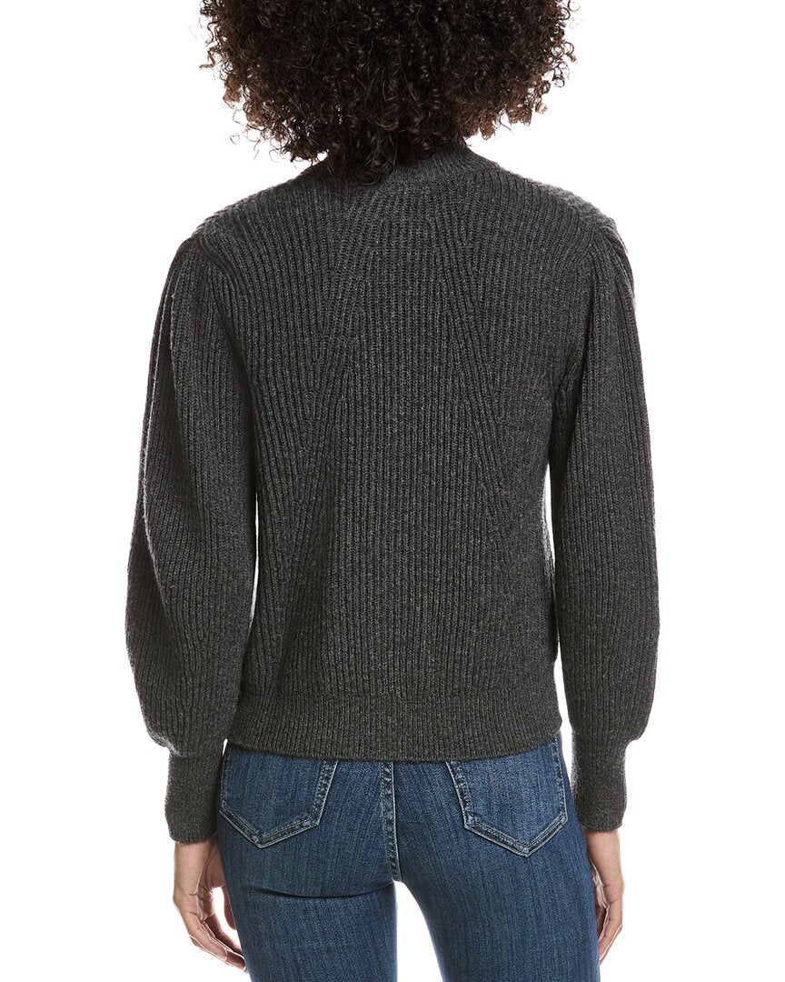 Forte Cashmere Button Wool & Cashmere-Blend Cardigan