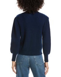 Forte Cashmere Button Wool & Cashmere-Blend Cardigan