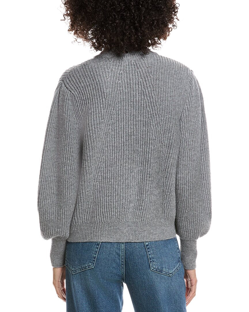 Forte Cashmere Button Wool & Cashmere-Blend Cardigan
