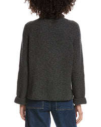Forte Cashmere Luxe Wool & Cashmere-Blend Turtleneck Sweater