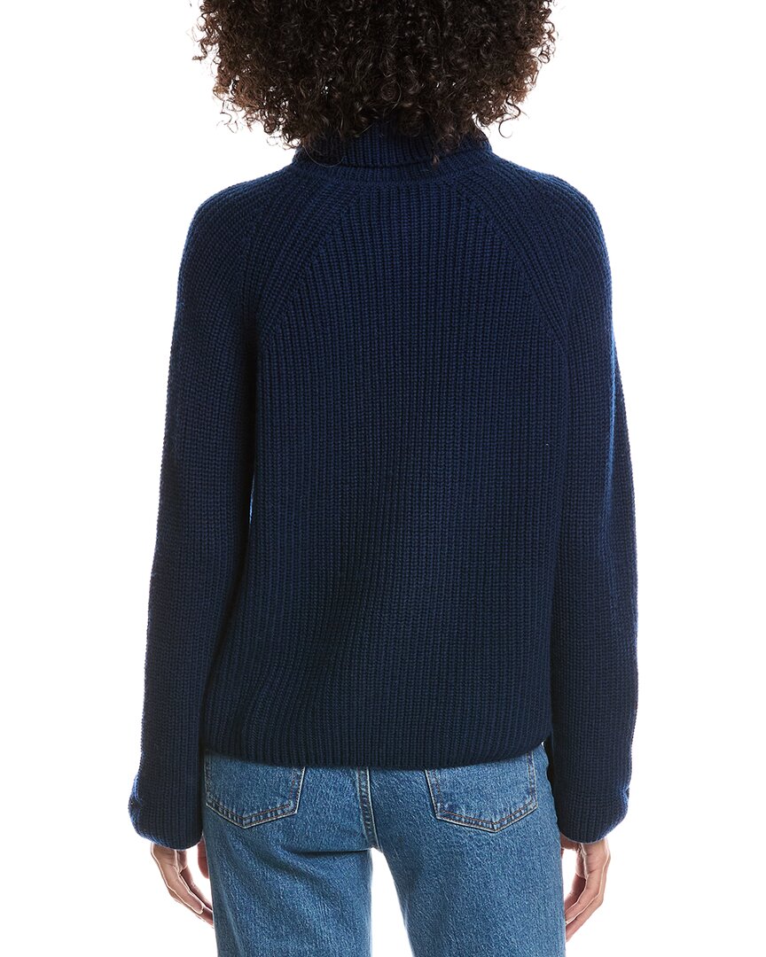 Forte Cashmere Luxe Wool & Cashmere-Blend Turtleneck Sweater