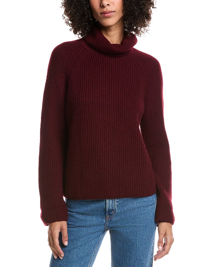 Forte Cashmere Luxe Wool & Cashmere-Blend Turtleneck Sweater