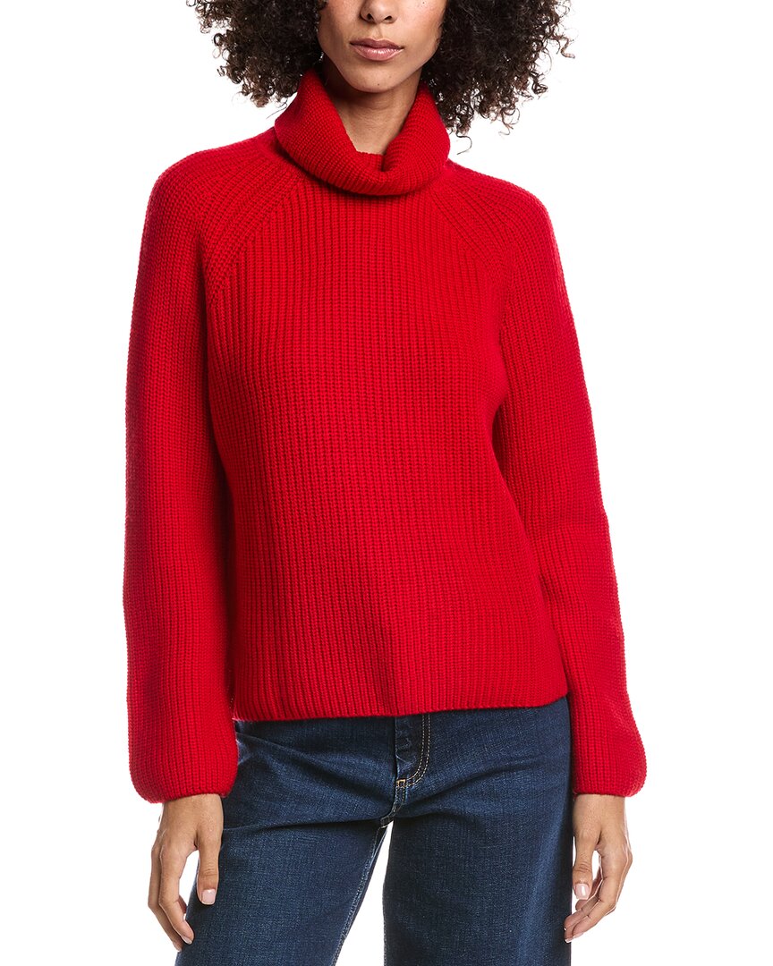Forte Cashmere Luxe Wool & Cashmere-Blend Turtleneck Sweater