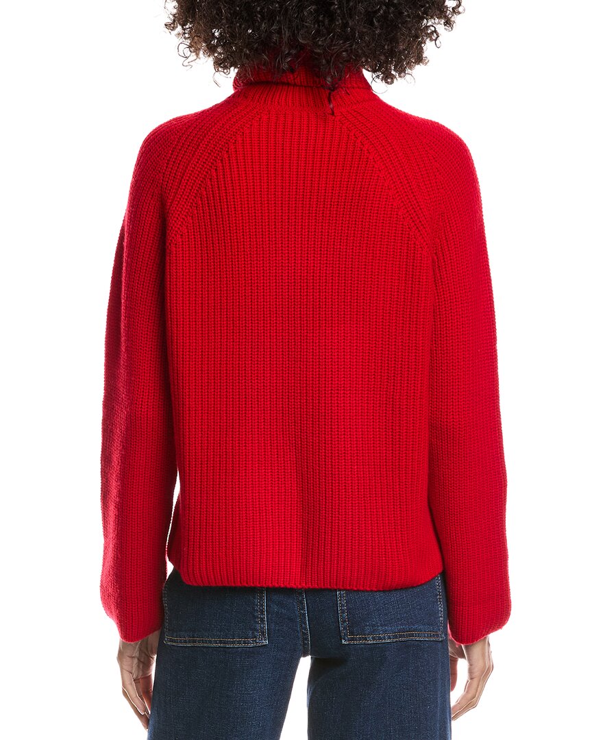 Forte Cashmere Luxe Wool & Cashmere-Blend Turtleneck Sweater