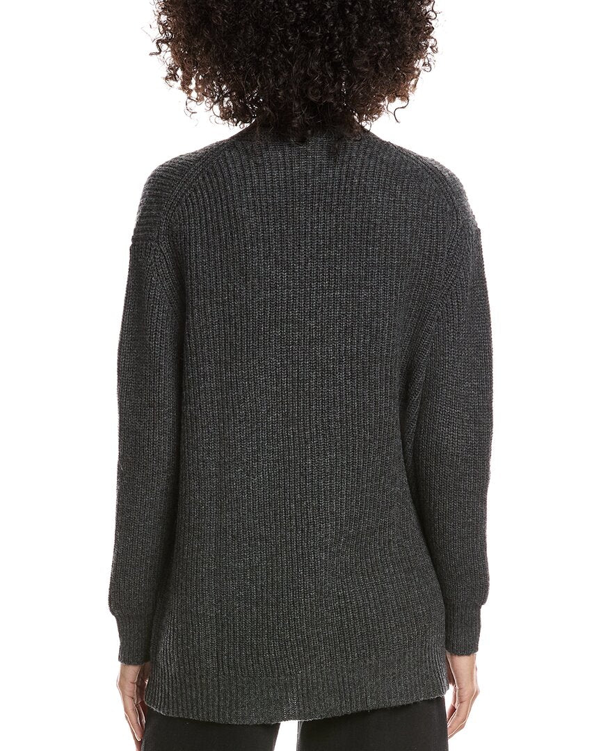 Forte Cashmere Boyfriend Wool & Cashmere-Blend Cardigan