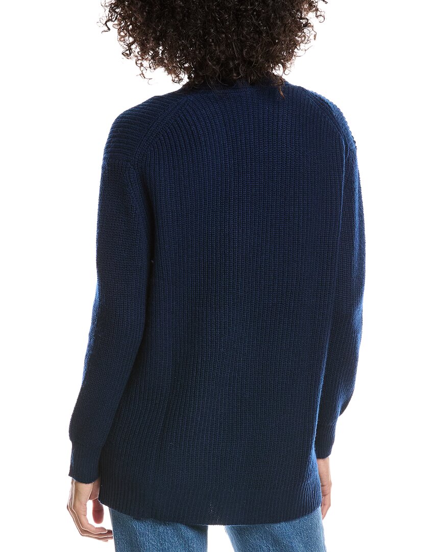 Forte Cashmere Boyfriend Wool & Cashmere-Blend Cardigan