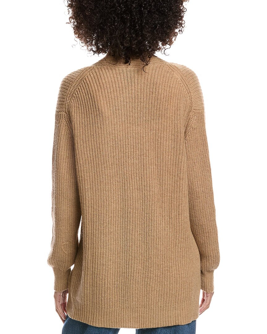 Forte Cashmere Boyfriend Wool & Cashmere-Blend Cardigan