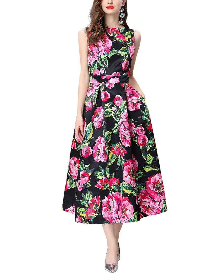 CHARLOTTE GREEN Elaine Midi Dress
